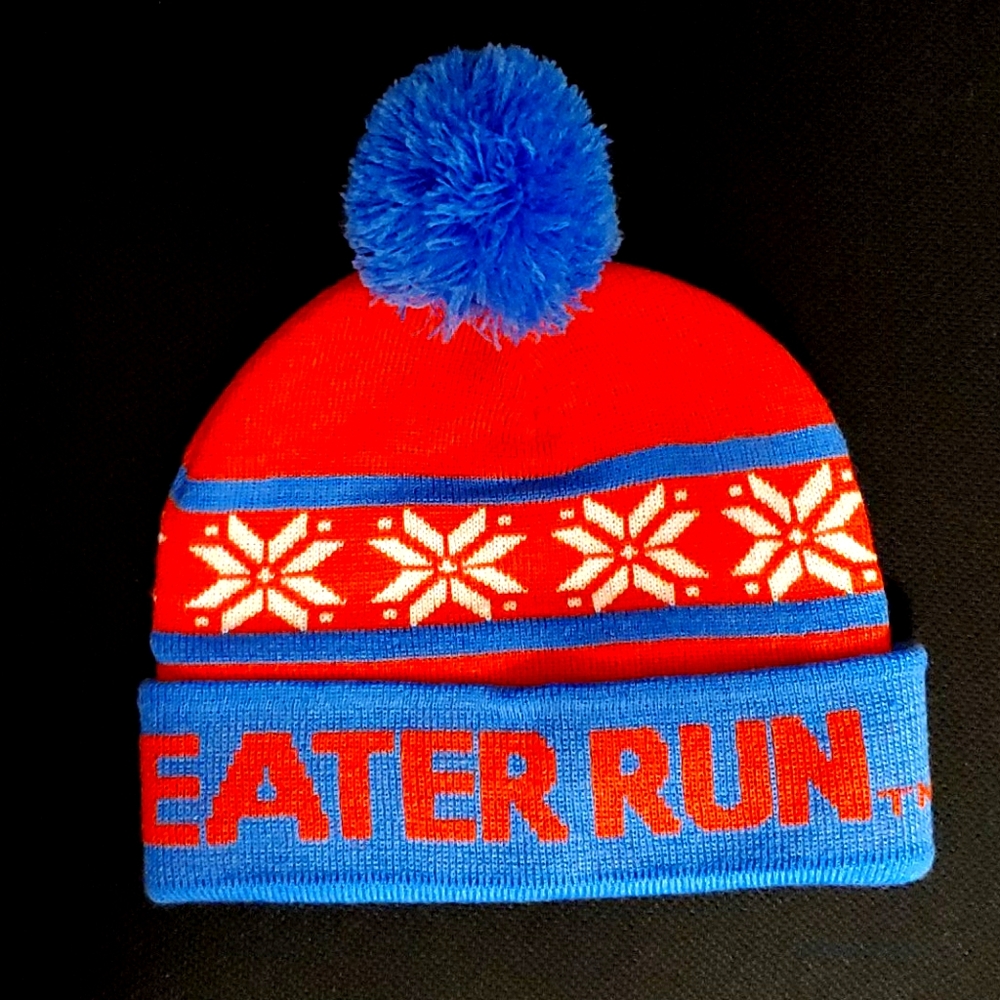 Colorful Knit Beanie with Pom Pom